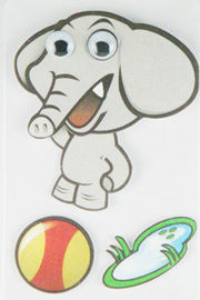 لينة الاطفال 3D ملصقات الكرتون الترويجية الطفل الفيل ملصقات الحائط