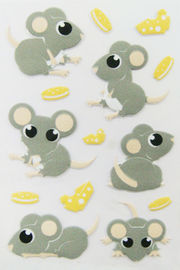 متعدد الألوان مضحك ملصقات منتفخ الحيوان للبنين يتوهم شكل الفأر الكرتون